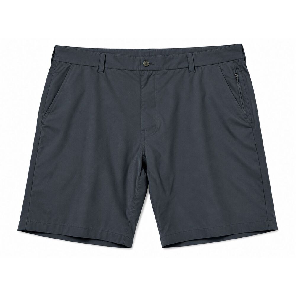 Swiss Tech Golf Shorts Mens 42 Charcoal Gray Performance Stretch Side Zip Pocket